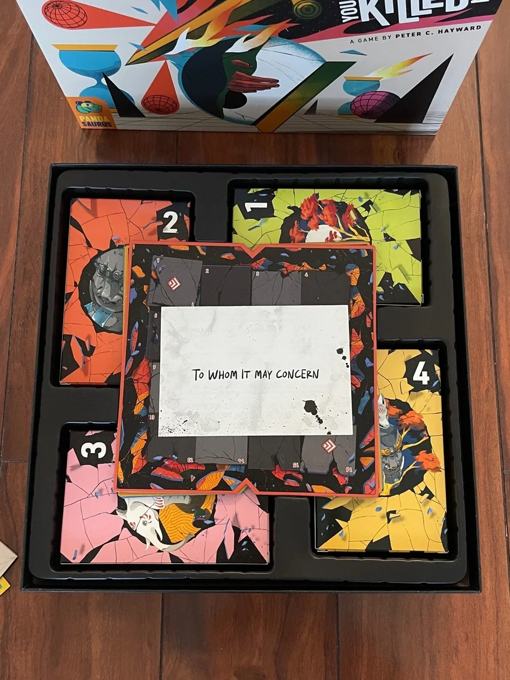 THAT TIME YOU KILLED ME BOARD GAME HTF AMAZING CONDITION  PANDASAURUS GAMES